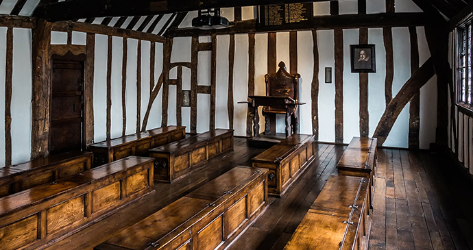 Shakespeare's schoolroom, Stratford, England by Sara Beaumont Photography