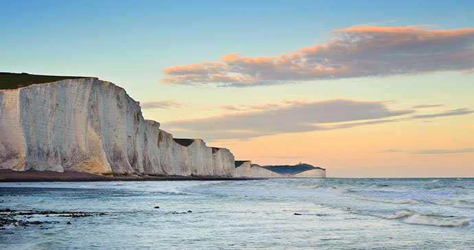 Seven Sisters, Sussex, England by Honourableandbold Dreamstime.com