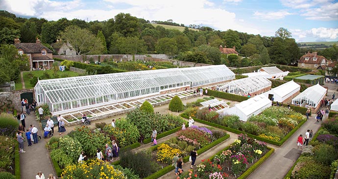 Walled Garden West Dean Gardens Chichester West Sussex by West Dean Gardens