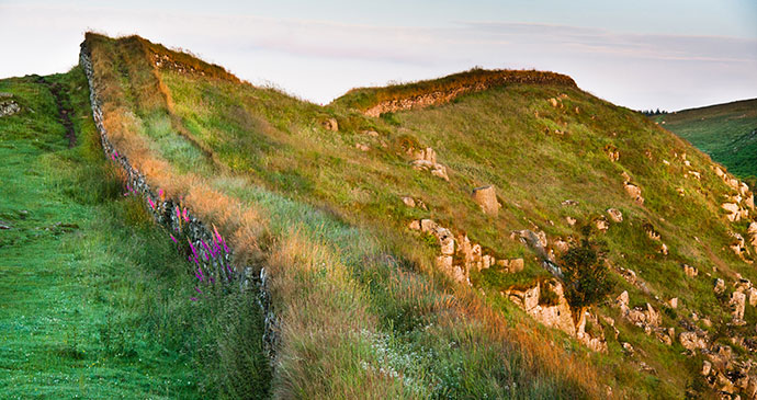 Hadrian's Wall by duchy Shutterstock