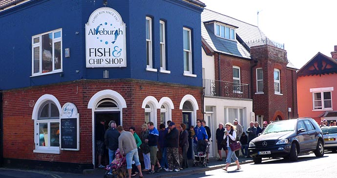Fish and Chip Shop Aldeburgh Suffolk by clogette Flickr