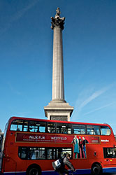 Trafalgar Square bus 15 London by Diana Jarvis Visit England