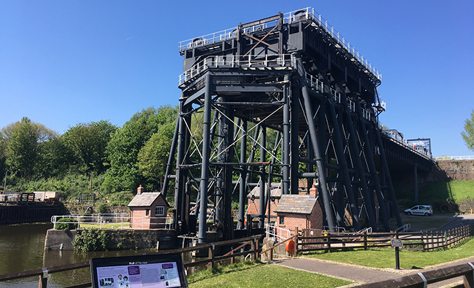 Anderton Boat Lift Cheshire England by Marketing Cheshire