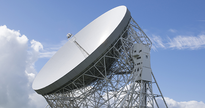 Jodrell Bank Lower Withington Cheshire England by Paul Stringer, Shutterstock