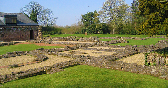 Norton Priory Runcorn Cheshire England by Public domain