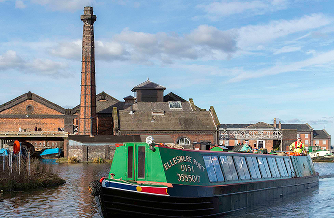 Cheshire canals Cheshire England by National Waterways Museum