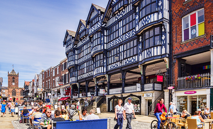 The Rows, Chester Cheshire England UK by travellight