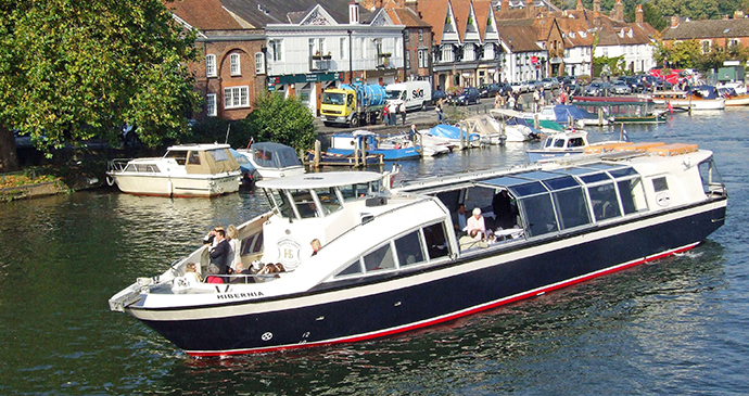 Hobbs of Henley's Hibernia sailing on the Thames, Henley-on-Thames © Hobbs of Henley