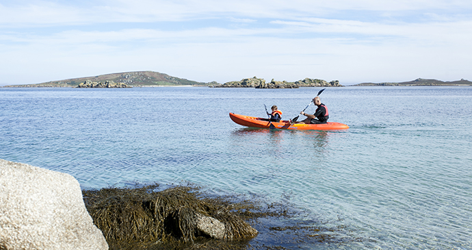 Kayaking Tresco Isles of Scilly by James Darling