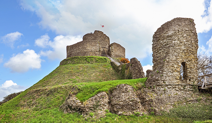 Launceston Castle Launceston Cornwall by Judita Jurkenaite shutterstock