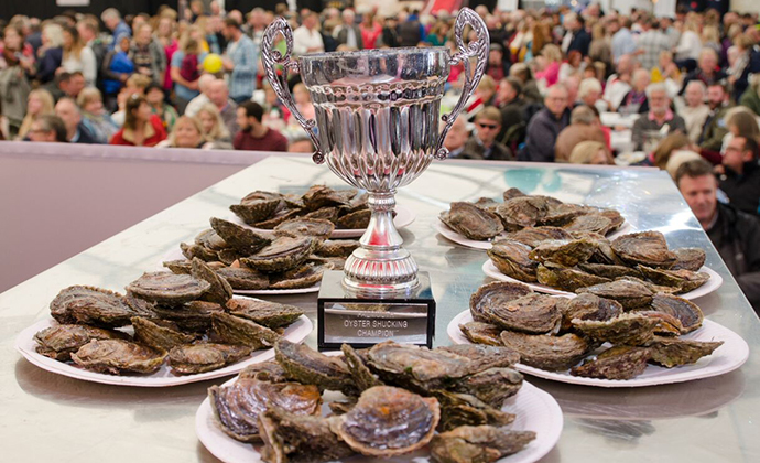 Oyster Shucking Competition Falmouth Cornwall by Visit Cornwall