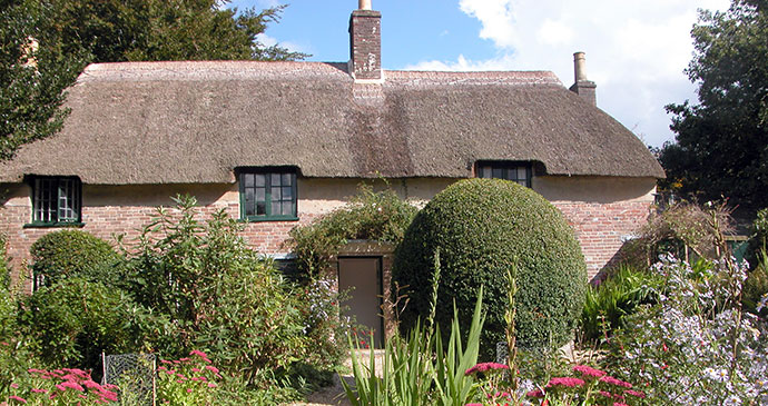 Thomas Hardy cottage Dorset England UK by DavidYoung Shutterstock