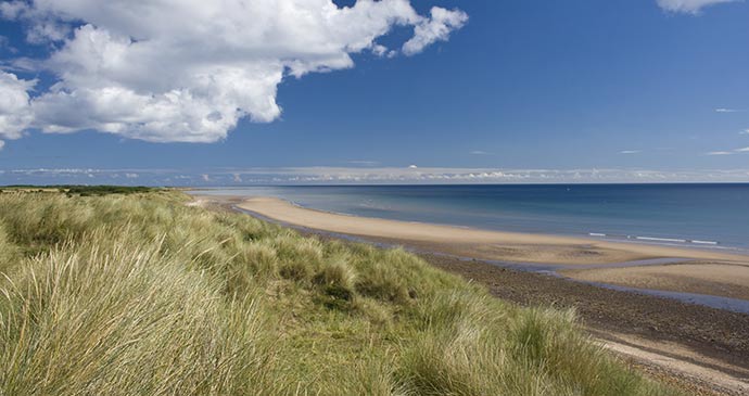 Druridge Bay Northumberland British Isles by H Athey shutterstock