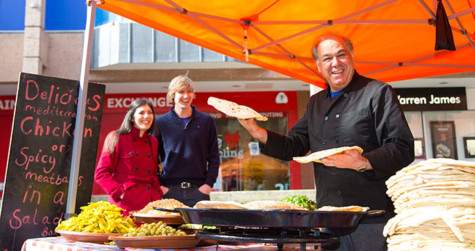 Exeter Street Food Market East Devon UK Tony Cobley