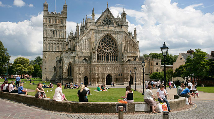 Exeter Cathedral East Devon Britain UK by Tony Howell Heart of Devon Images