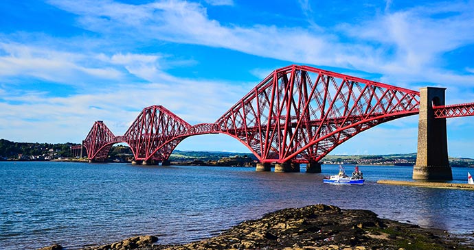 Forth Rail Bridge Scotland Britain by gemini, Shutterstock