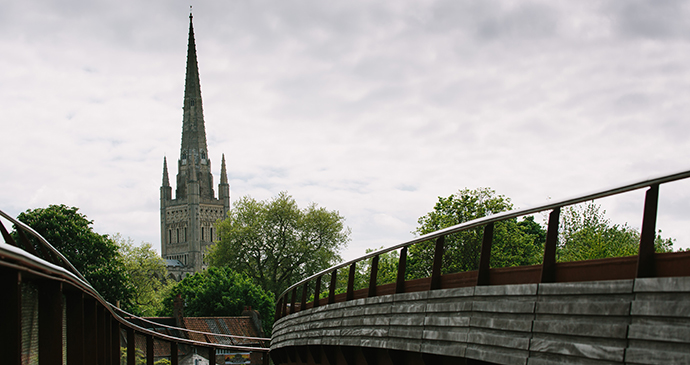 Norwich Cathedral, Norwich, Norfolk by Visit Norfolk city river stroll