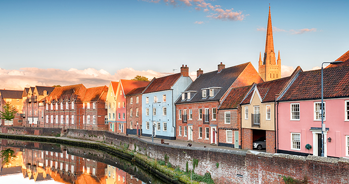 Norwich, Norfolk by Helen Hotson, Shutterstock