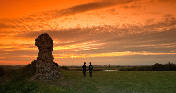 Burgh Castle Norfolk UK by David Street, Greater Yarmouth Tourism