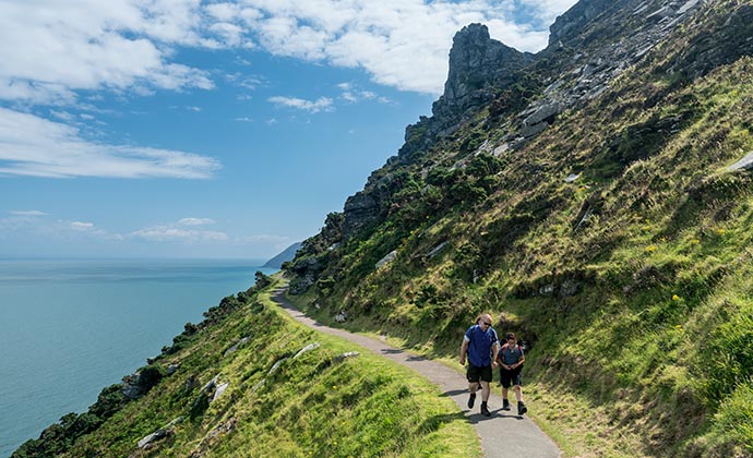 South West Coast path, Lynton, North Devon, UK by Steve Heap, Shutterstock