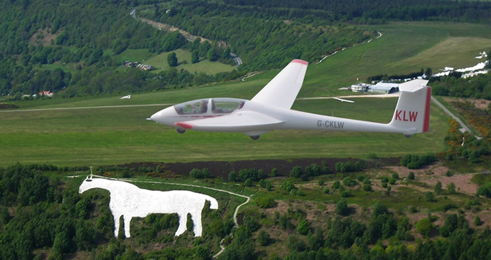 Gliding at Kilburn by Yorkshire Gliding Club