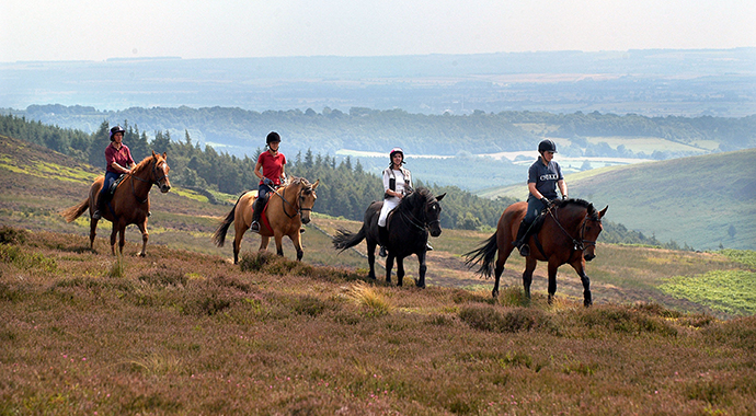 Horseriding in the North York Moors National Park by Tony Bartholomew, NYMNP
