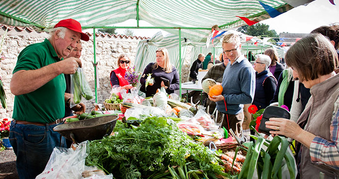 Hovingham Farmers Market North York Moors British Isles UK Chris J Parker, North York Moors National Park Authority