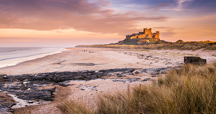 Bamburgh, Northumberland, UK by Dave Head, Shutterstock