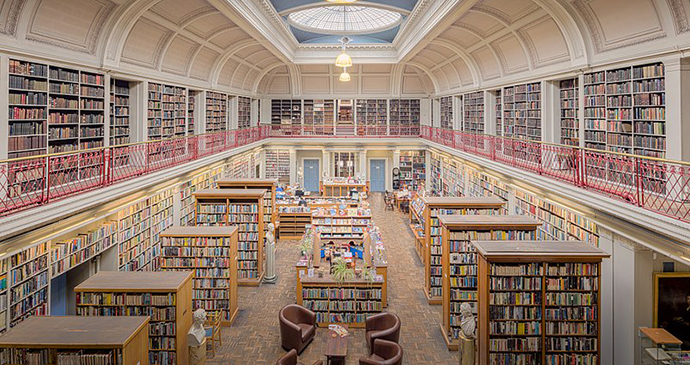 Literary and Philosophical Society, Newcastle, Northumberland, UK by Michael D. Beckwith, Wikimedia Commons