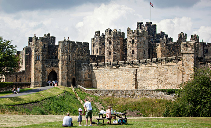 Alnwick Castle, Northumberland, UK by Visit Northumberland