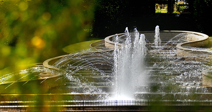 Grand Cascade The Alnwick Garden Northumberland England UK