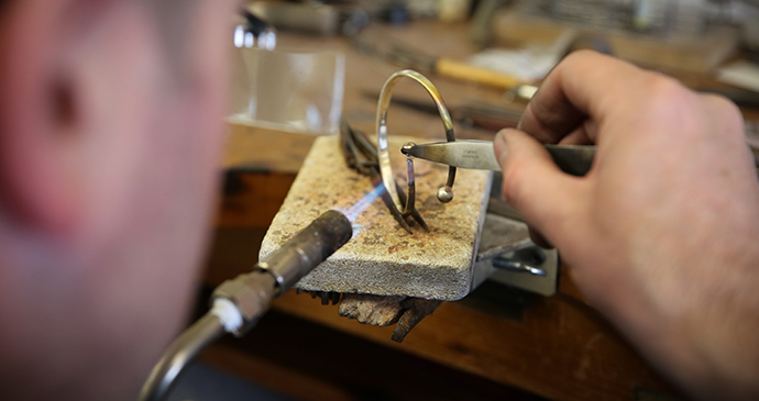 Jewellery workshop Ola Gorie Orkney Scotland by Orkney.com