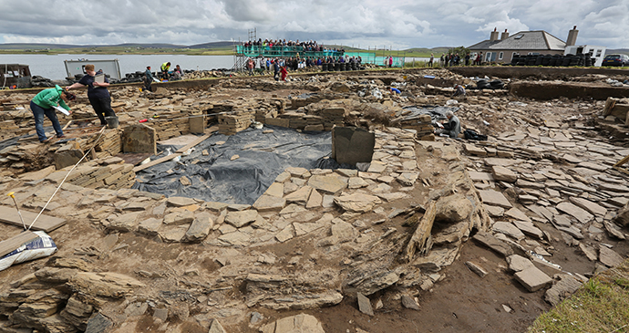 Ness of Brodgar Neolithic Orkney by Orkney.com archaeological sites orkney