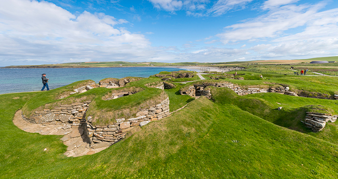 Skara Brae the Mainland Orkney Scotland by Kenny Lam, VisitScotland archaeology orkney