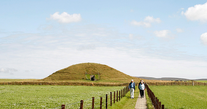 Maeshowe chambered cairn the Mainland Orkney by Kenny Lam, VisitScotland archaeology orkney