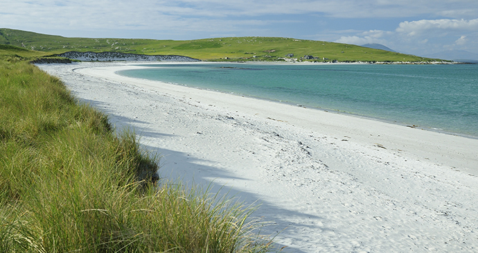 Beach Beasdaire Berneray Outer Hebrides Scotland by Whiskeybottle Dreamstime