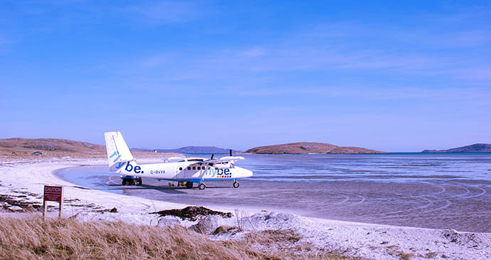 Barra airport, Outer Hebrides © McKinlay Kidd