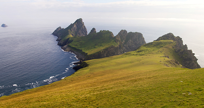 St Kilda Outer Hebrides Scotland UK by Corlaffra, Shutterstock