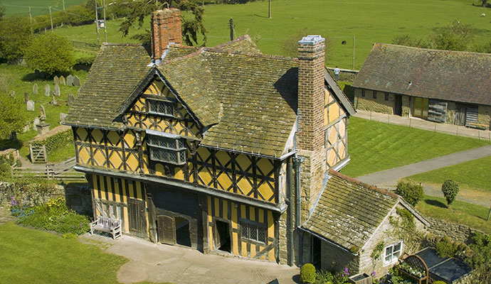 Stokesay Castle Shropshire UK David Hughes Shutterstock