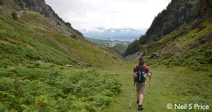 Castle Crag, small hills by Neil S Price