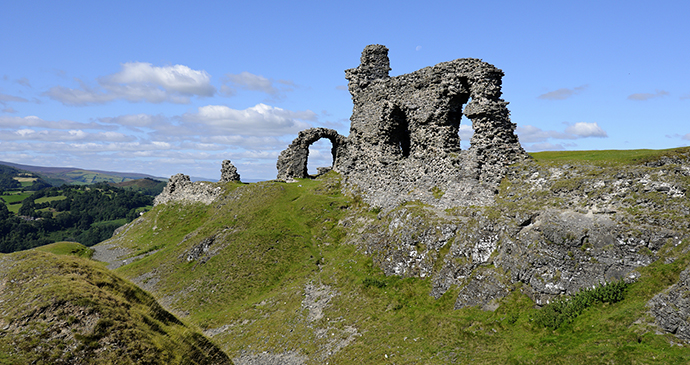 Dinas Bran, Small hills by Steve Meese, Shutterstock 