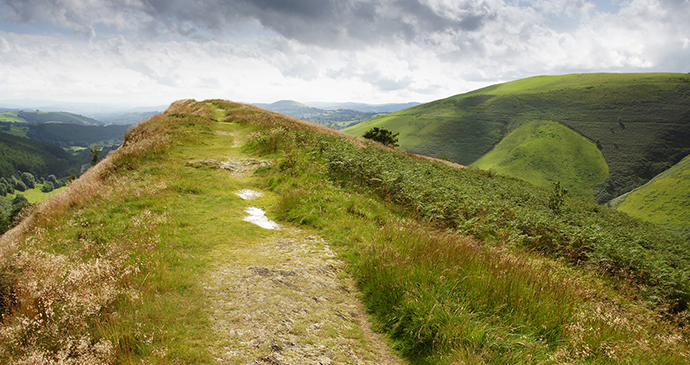 Sugar Loaf, Wales, Small hills by Steve Pleydell, Shutterstock