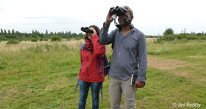 Urban birdwatching London UK by Jini Reddy