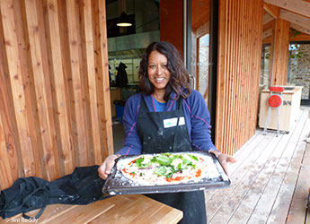 Pizza earth oven River Cottage UK Wild Times by Jini Reddy