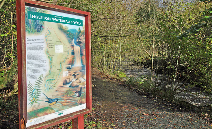 Ingleton Waterfalls Trail Ingleton Yorkshire Dales by Andrew Locking/www.andrewswalks.co.uk