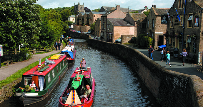 Leeds and Liverpool Canal Skipton Yorkshire Dales England by Canal & River Trust