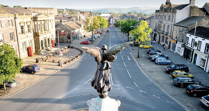 Skipton High Street Yorkshire Dales England by Welcome to Yorkshire