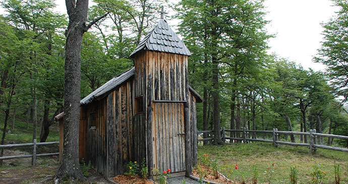 Chapel, Villa O'Higgins, Carretera Austral by Hugh Sinclair