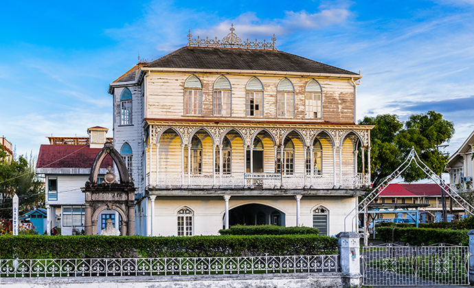 Colonial building Georgetown Guyana by Anton Ivanov, Shutterstock