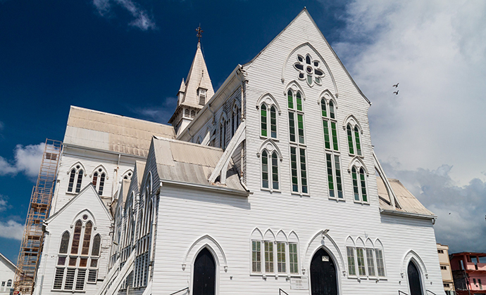 St George's Cathedral, Georgetown Guyana by Matyas Rehak, Shutterstock